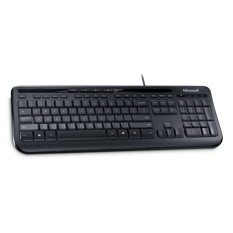 Microsoft Wired 600 keyboard Office USB QWERTY US English Black