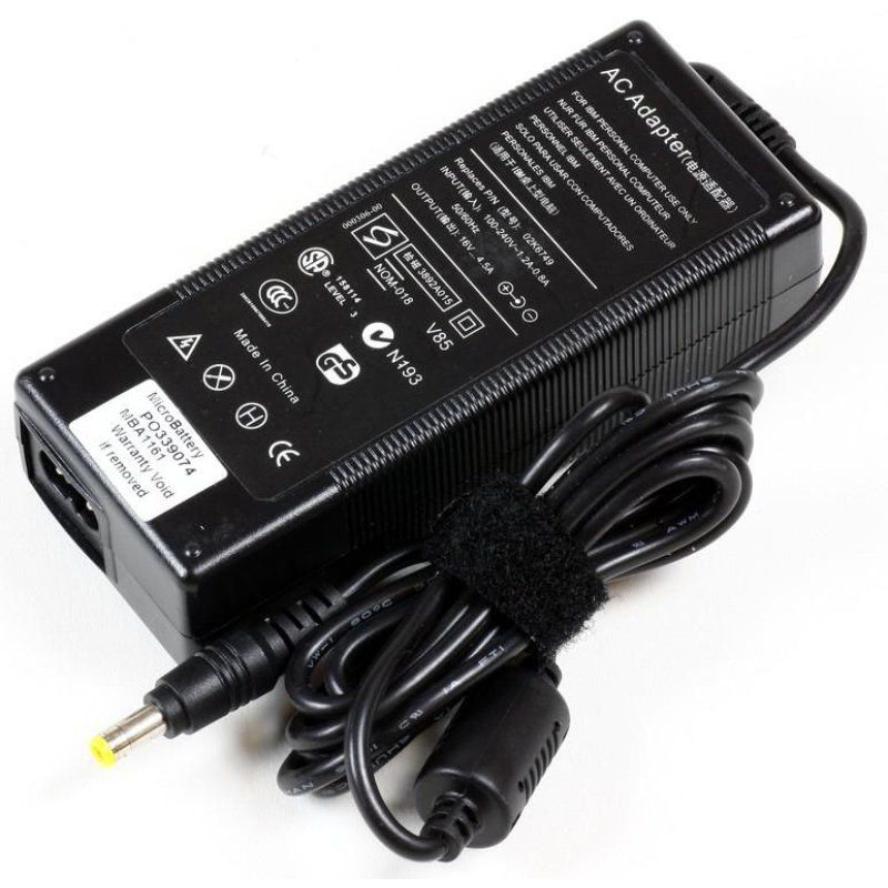 CoreParts MBA1161 power adapter/inverter Indoor 72 W Black