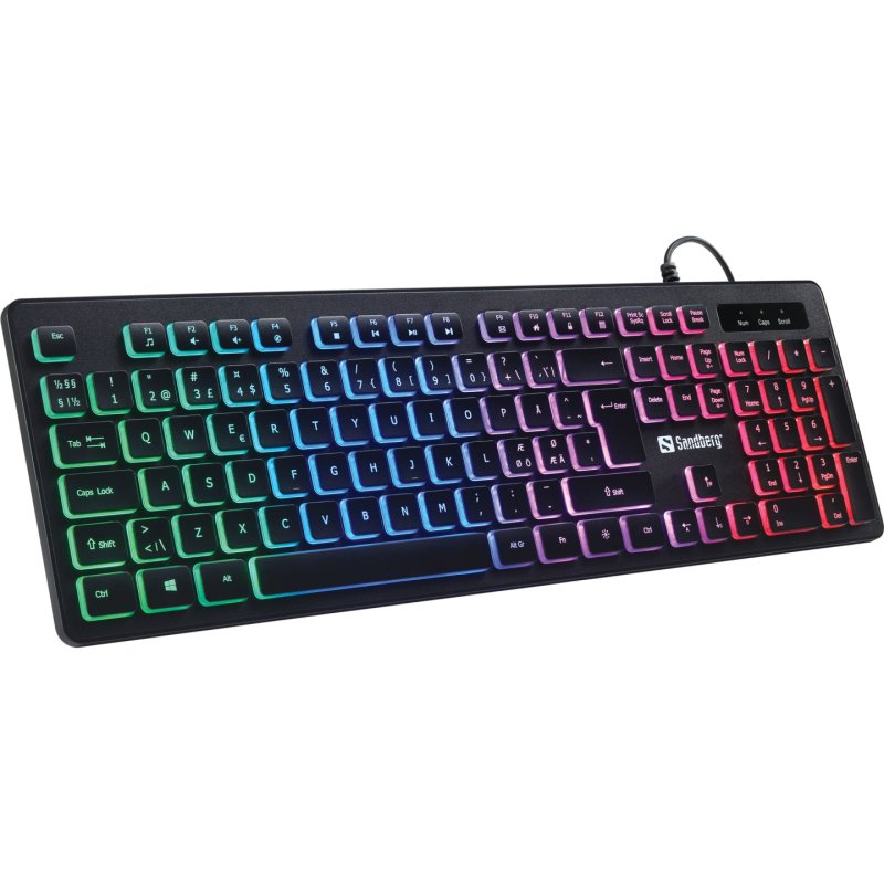 Sandberg Gamer Keyboard Stealth NORDIC