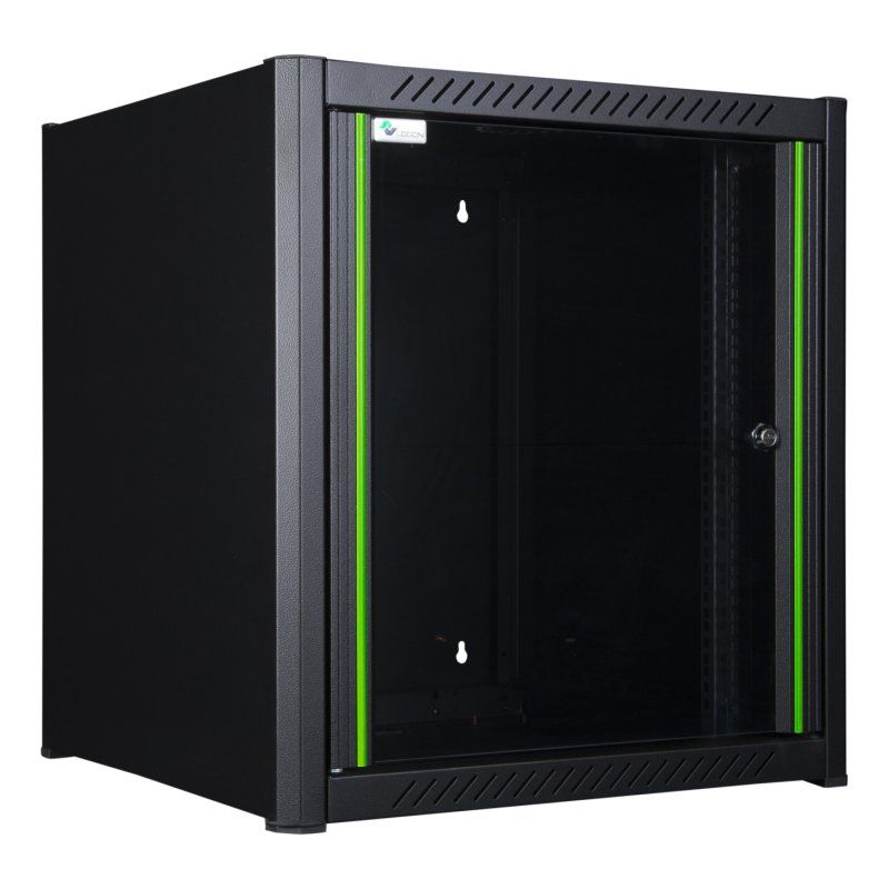 LOGON RWM12U45BL étagère 12U Rack monté sur le mur Noir