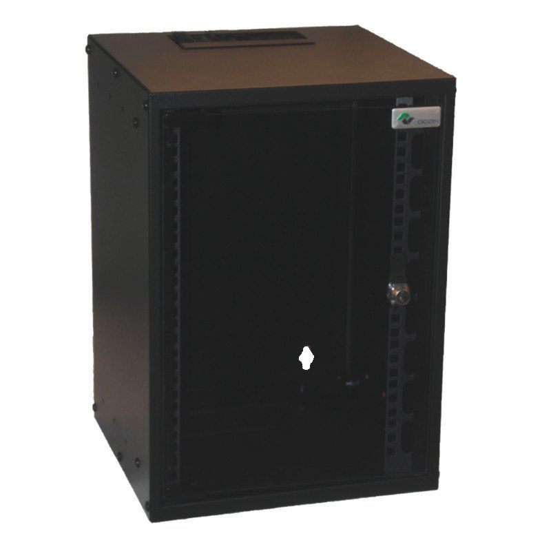 LOGON RSM09U30MNBL rack cabinet Wall mounted rack Black