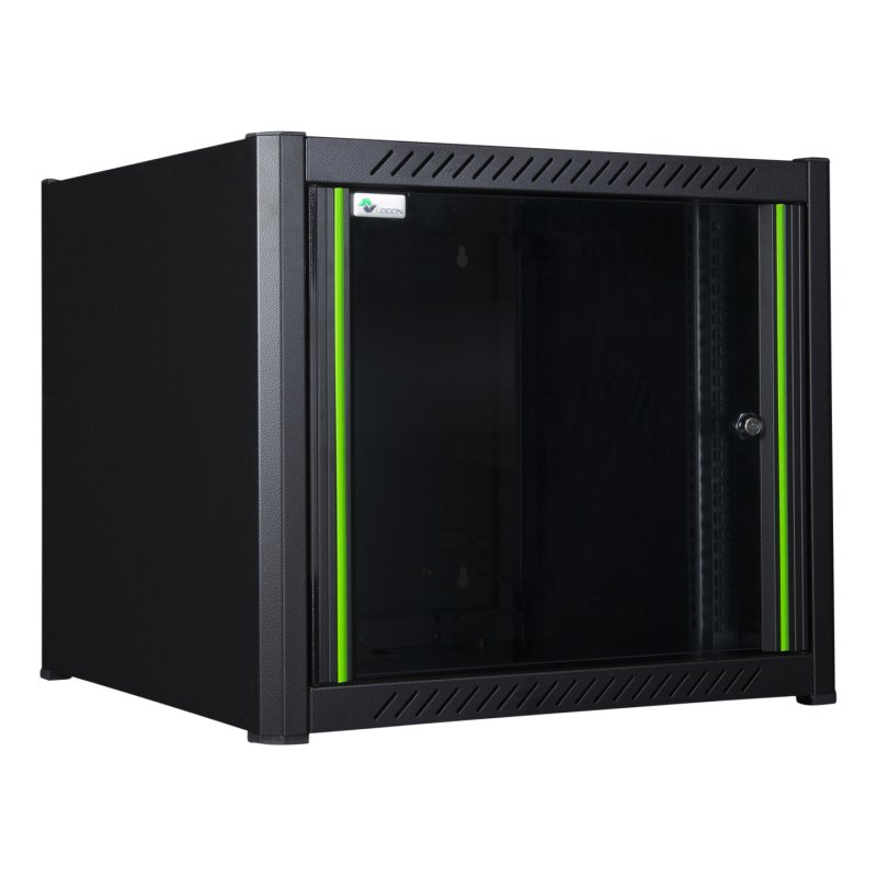 LOGON RWM09U56BL étagère 9U Rack monté sur le mur Noir
