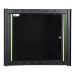 LOGON RWP09U56BL rack cabinet 9U Wall mounted rack Black