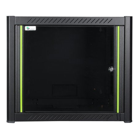 LOGON RWP09U56BL rack cabinet 9U Wall mounted rack Black