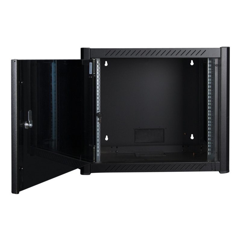 LOGON RWP09U56BL rack cabinet 9U Wall mounted rack Black