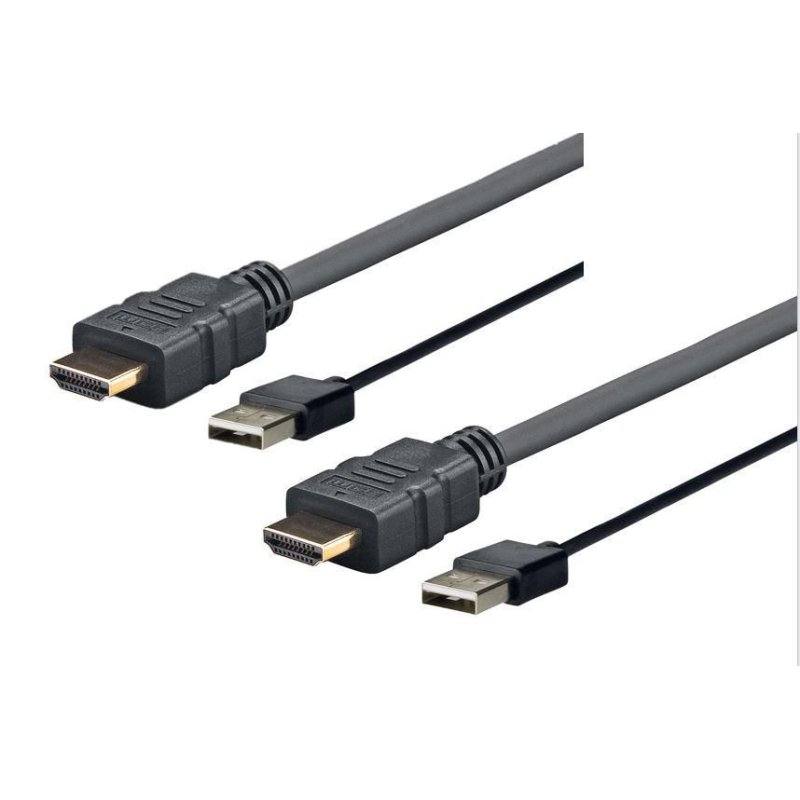 Vivolink PROHDMIUSB3 câble vidéo et adaptateur 3 m HDMI USB Type-A Noir