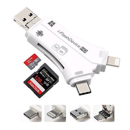 CoreParts MMUSB-UNI-ADAPTER USB flash drive White