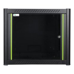 LOGON RWP09U45BL rack cabinet 9U Wall mounted rack Black
