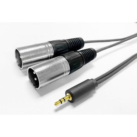 3.5MM CABLE to 2 x XLR male