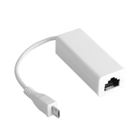 USB MICRO to Ethernet, White