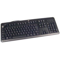 HP 672647-223 clavier Bureau USB Tchèque Noir