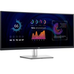 DELL P Series P3424WE computer monitor 86.7 cm (34.1") 3440 x 1440 pixels 4K Ultra HD LCD Black