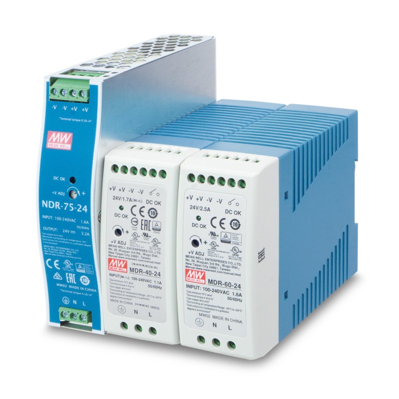 24V, 40W Din-Rail Power Supply