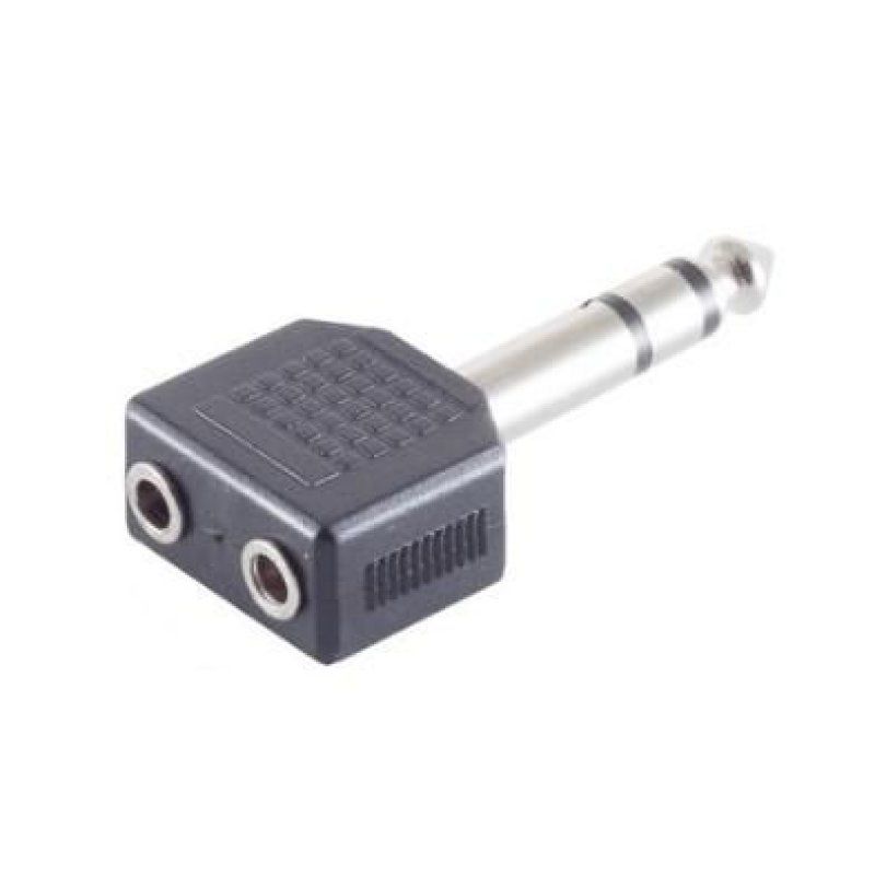 Microconnect AUDANS changeur de genre de câble 6.35mm 2 x 3.5mm Noir