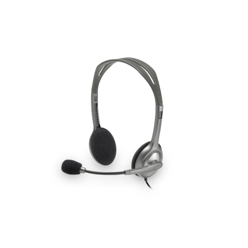 Logitech H111 Stereo Headset Casque Avec fil Arceau Bureau/Centre d'appels Gris