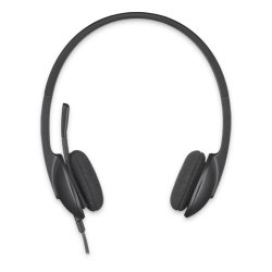 Logitech H340 USB Computer Headset Wired Head-band Office/Call center Black