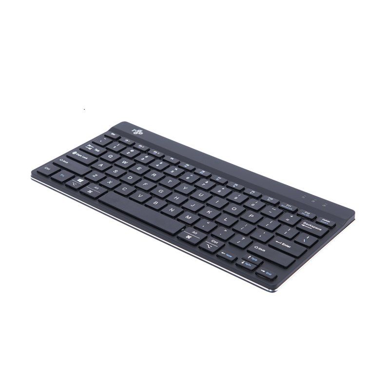 R-Go Tools Clavier ergonomique R-Go Compact Break, clavier compact avec logiciel de pause,QWERTY (US), Bluetooth, noir