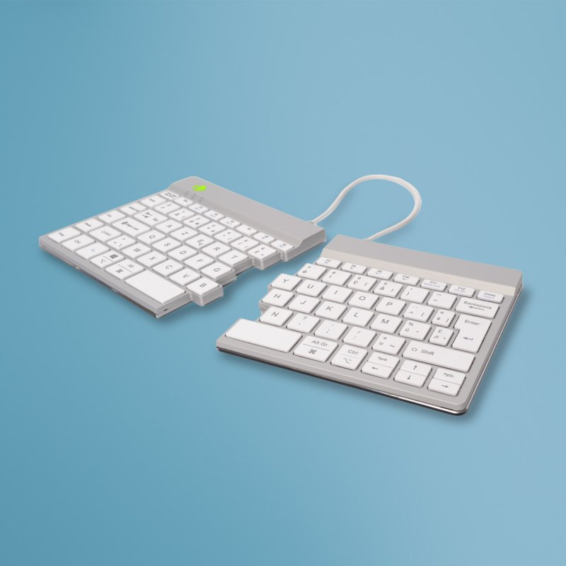 R-Go Tools Clavier ergonomique R-Go Split Break avec logiciel de pause, clavier ergonomique divisé, AZERTY (BE),