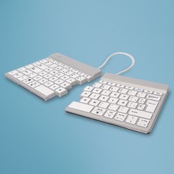 R-Go Tools Ergonomic keyboard R-Go Split Break with break software, ergonomic split keyboard, QWERTY (ES), Bluetooth,