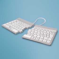 R-Go Tools Ergonomic keyboard R-Go Split Break with break software, ergonomic split keyboard, QWERTY (PT), Bluetooth,