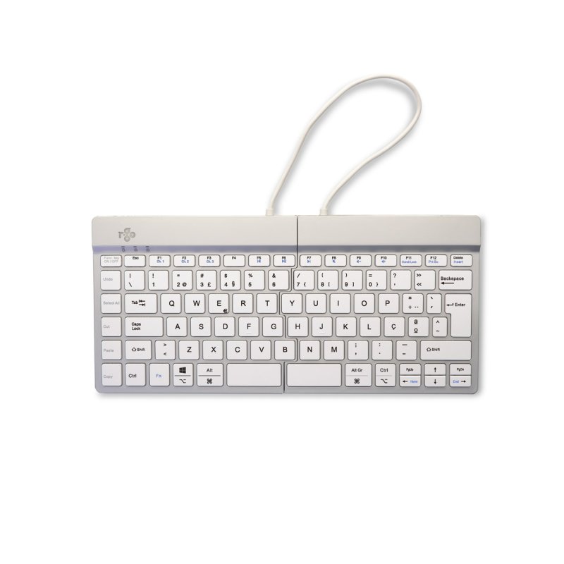 R-Go Tools Ergonomic keyboard R-Go Split Break with break software, ergonomic split keyboard, QWERTY (PT), Bluetooth,