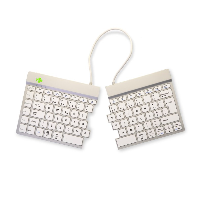 R-Go Tools Clavier ergonomique R-Go Split Break avec logiciel de pause, clavier ergonomique divisé, QWERTY (PT),