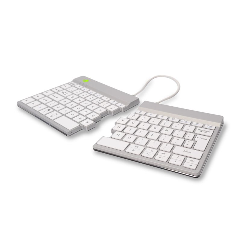 R-Go Tools Clavier ergonomique R-Go Split Break avec logiciel de pause, clavier ergonomique divisé, QWERTY (UK),