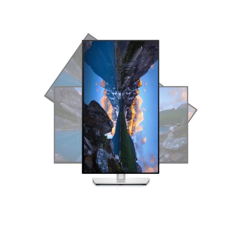DELL UltraSharp U2422H LED display 60.5 cm (23.8") 1920 x 1080 pixels Full HD LCD Black, Silver