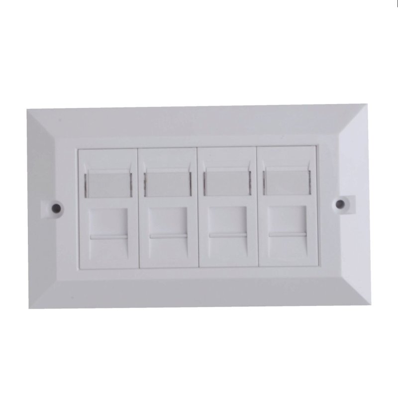 Lanview LVN126188UK-4 boitier de prise de courant RJ-45 Blanc