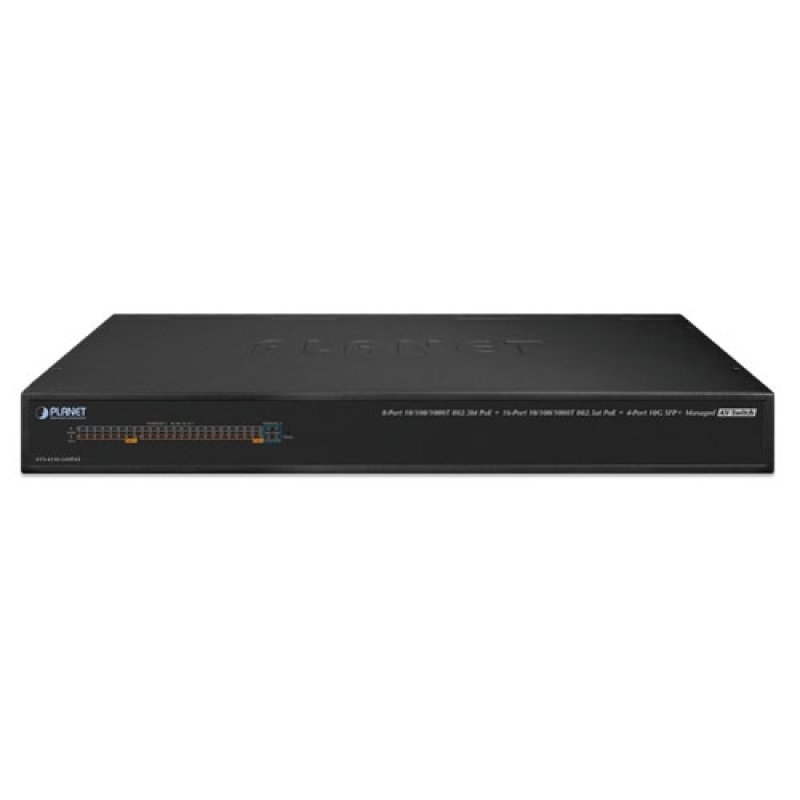 Managed AV Switch, 450W PoE
