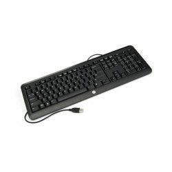 HP QY776AA clavier Bureau USB Noir