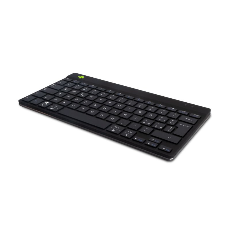 R-Go Tools Ergonomic keyboard R-Go Compact Break, compact keyboard with break software, QWERTY (IT), Bluetooth, black