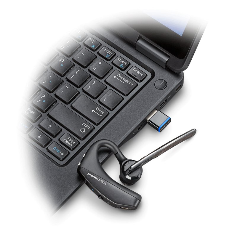 POLY Voyager 5200 UC Casque Sans fil Ecouteurs Bureau/Centre d'appels Bluetooth Noir