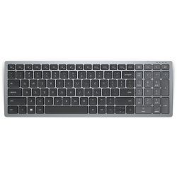 DELL KB740 keyboard Office RF Wireless Bluetooth QWERTY Nordic Grey, Black