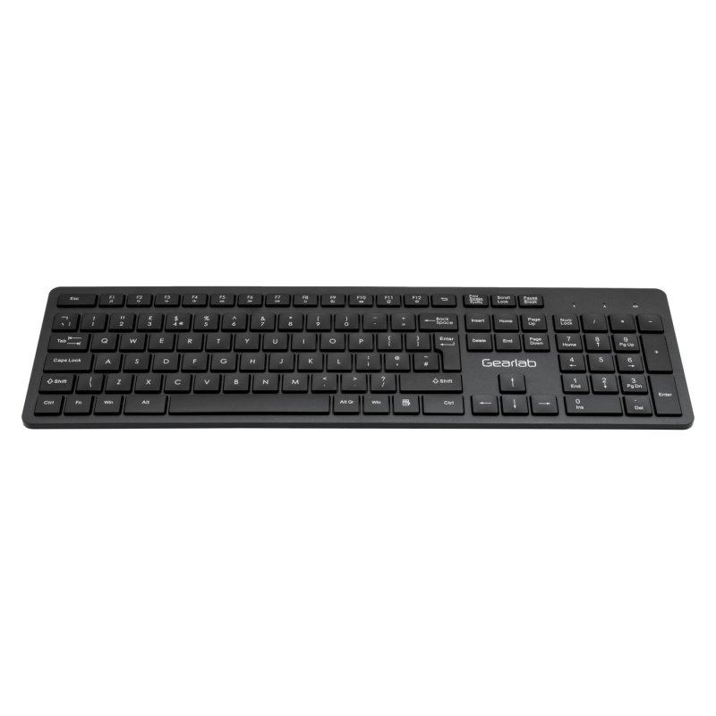 eSTUFF GLB212302 clavier Bureau USB QWERTY Anglais britannique Noir