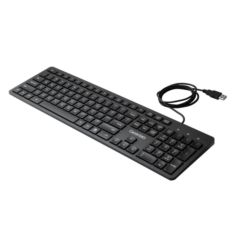 eSTUFF GLB211202 clavier Bureau USB QWERTY US International Noir