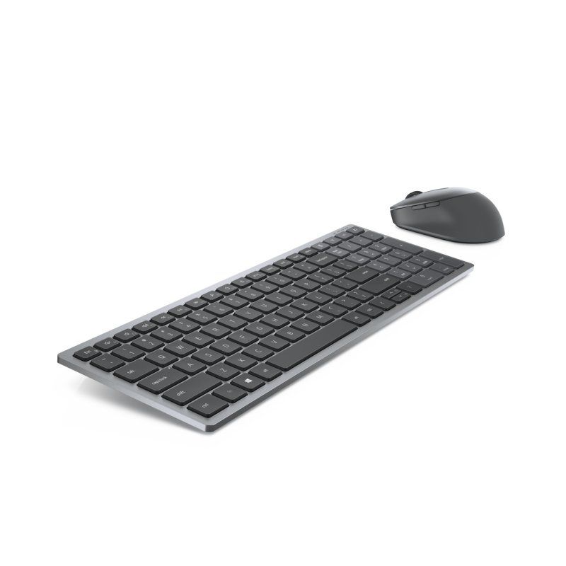 DELL KM7120W keyboard Mouse included Office RF Wireless Bluetooth QWERTY US International Grey, Titanium