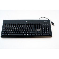 HP 724720-181 keyboard USB AZERTY Black