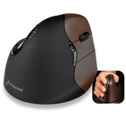 Evoluent VerticalMouse 4 Small Wireless mouse Office Right-hand RF Wireless Optical