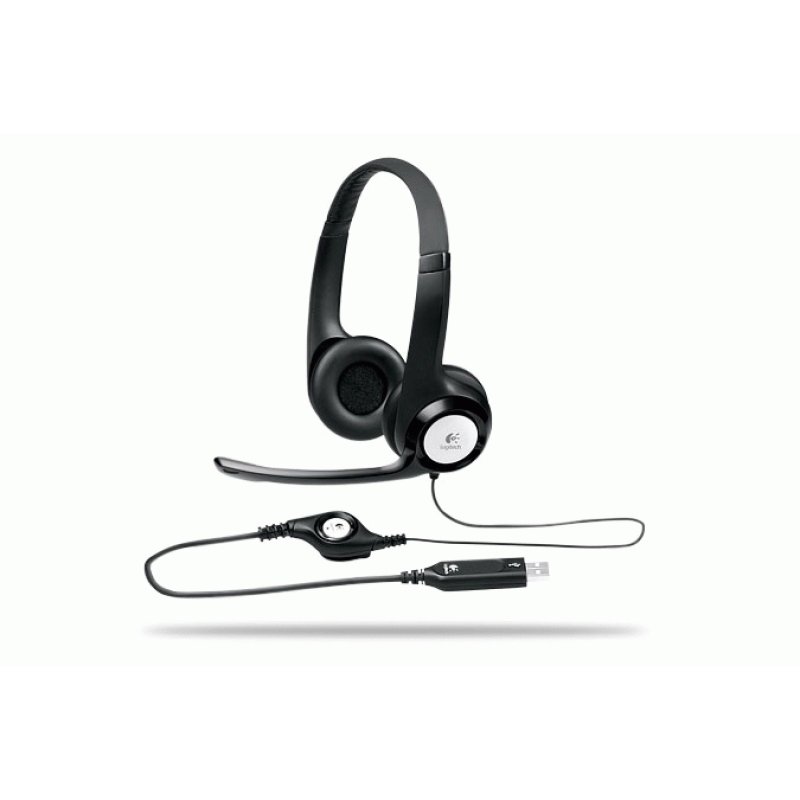 Logitech ClearChat Comfort Casque Avec fil Appels/Musique Noir