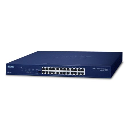 PLANET GSW2401 network switch Unmanaged Gigabit Ethernet (10/100/1000) 1U Blue