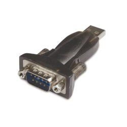 Microconnect USBADB9FC cable gender changer RS232 USB A Black