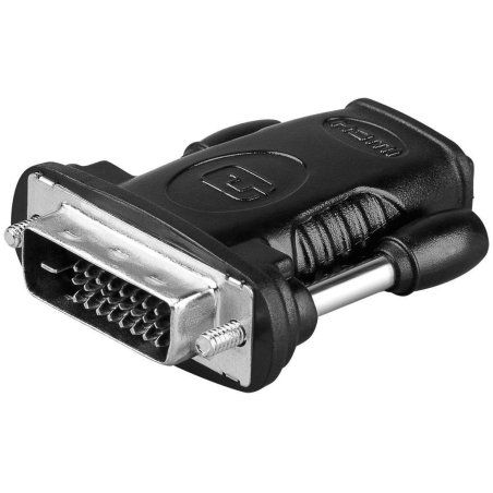 Microconnect HDM19F24 changeur de genre de câble HDMI Type A DVI-D Dual Link (24 1 pin) Noir