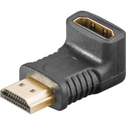 HDMI 19 Angled Adaptor F-M 4K