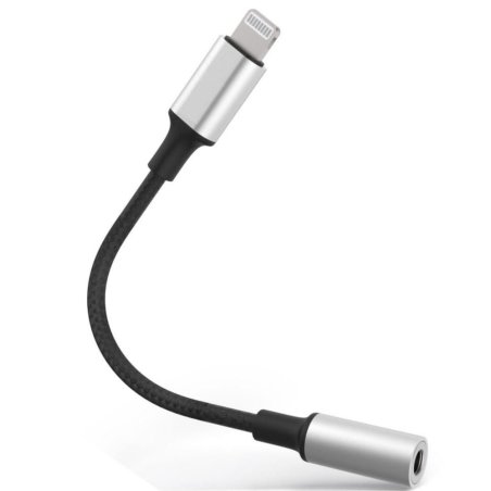 Microconnect MC-LIGHTJACK3.5 changeur de genre de câble Lightning 3,5mm Noir