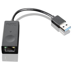 Lenovo 03X6840 changeur de genre de câble RJ-45 USB 2.0 Type-A Noir