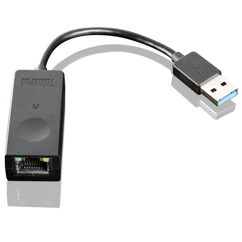 Lenovo 03X6840 cable gender changer RJ-45 USB 2.0 Type-A Black