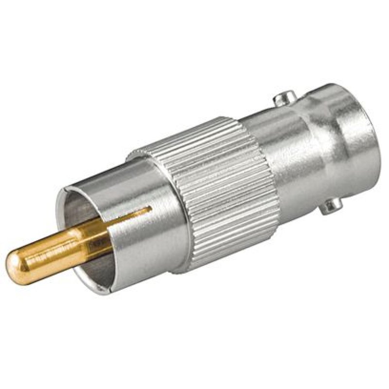 Microconnect BNCRCAADAPTOR changeur de genre de câble RCA BNC Argent