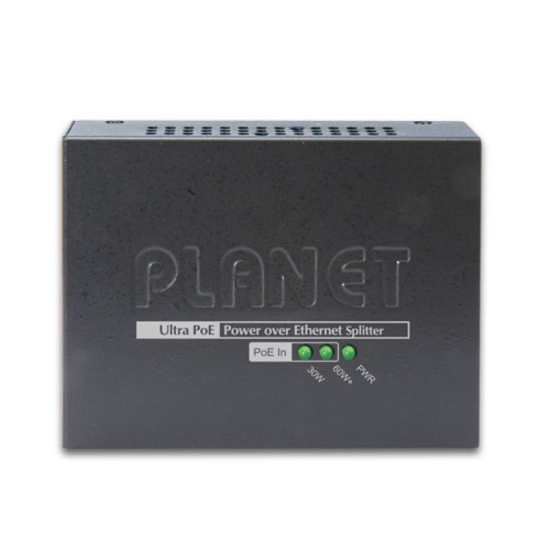 PLANET POE-172S network splitter Power over Ethernet (PoE) Black