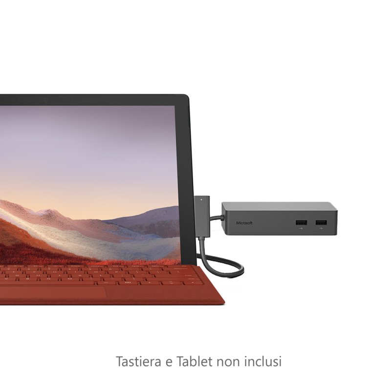 Microsoft Surface Dock 2 station d'accueil Tablette Noir